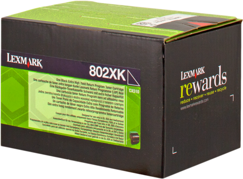 Lexmark 802XK black toner