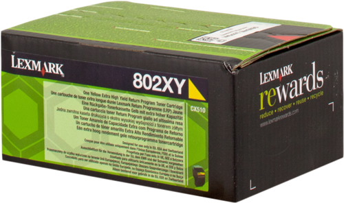 Lexmark 802XY Amarelo Tóner