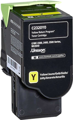 Lexmark C2320Y0 Amarelo Tóner