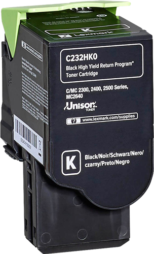 Lexmark C232HK0 Preto Tóner