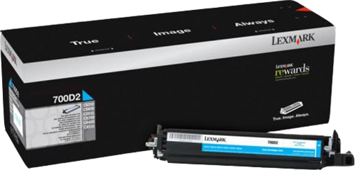 Lexmark Colour Laser Toner-Cyan and Black-Suitable for CX410DE-2000 Pages 