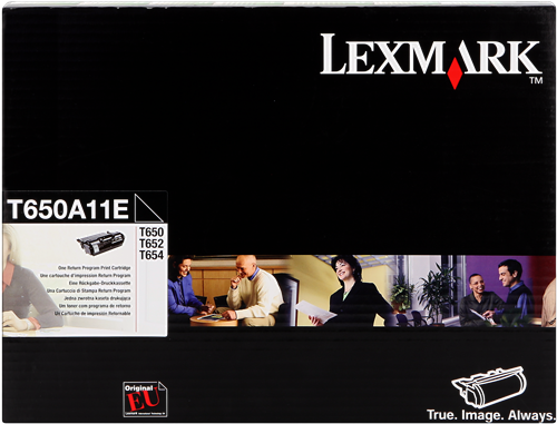 Lexmark T650A11E Preto Tóner