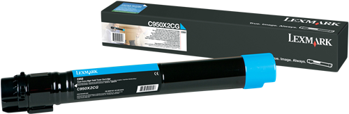 Lexmark X950X2CG Cyan Tóner