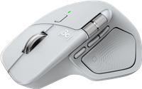 Logitech Mouse wireless MX Master 4 per Mac Argento / Bianco