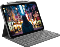 Logitech Slim Folio pour iPad (10e génération) Gris