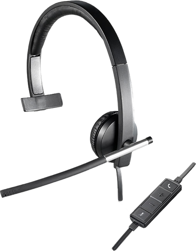 Logitech Headset Mono H650e nero