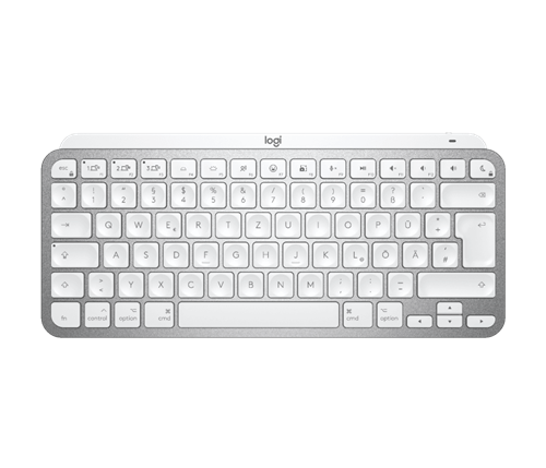 Logitech Mini clavier MX Keys pour MAC Argent / Blanc