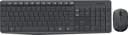 Logitech MK235 - Keyboard and mouse black