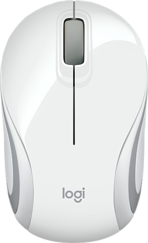 Logitech Mouse M187 Bianco