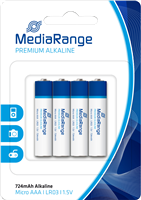 MediaRange Premium batteries AAA 
