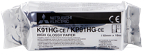 Mitsubishi Rouleau de papier thermique KP91HG-CE Blanc