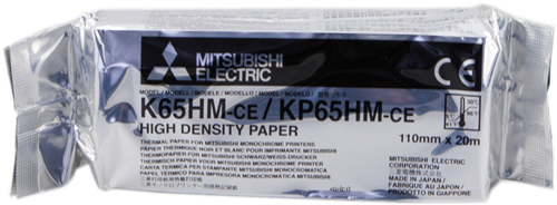 Mitsubishi Thermopapierrolle KP65HM-CE Weiss