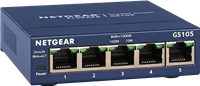 NETGEAR 5-poorts Gigabit-desktop-switch Blauw
