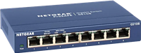 NETGEAR Switch desktop Gigabit a 8 porte Blu