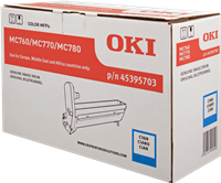 OKI 45395703 Unidad de tambor cian