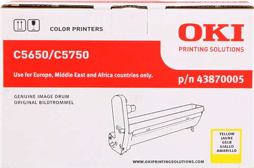 OKI 43870005 Fotocondutor Amarelo