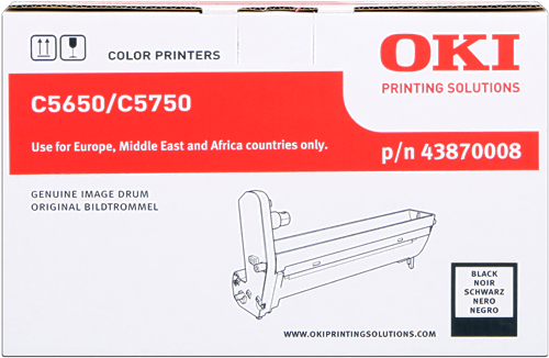 OKI 43870008 Fotocondutor Preto