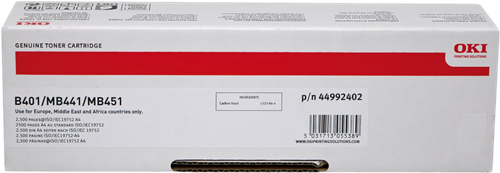 OKI 44992402 Preto Tóner
