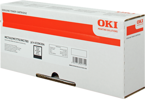 OKI 45396304 Preto Tóner