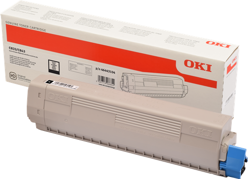 OKI 46443104 Preto Tóner
