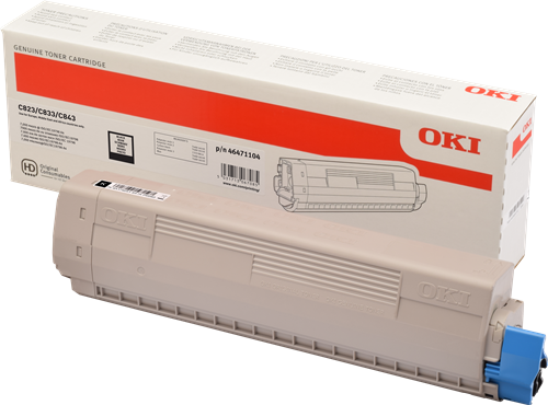 OKI 46471104 Preto Tóner