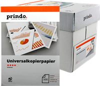 Prindo A4 Universalpapier 5x500 Blatt Weiss