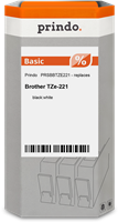 Prindo Basic Fita rotuladora Preto sobre branco