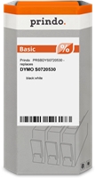 Prindo Basic Fita rotuladora Preto sobre branco