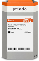 Prindo Basic XL Preto Cartucho de tinta