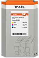 Prindo Classic Černá / tyrkysová / purpurová / žlutý