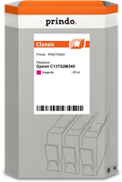 Prindo Classic magenta kardiż atramentowy