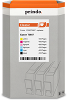 Prindo Classic Pack Preto / Cyan / Magenta / Amarelo / Cyan (claro) / Magenta (claro)