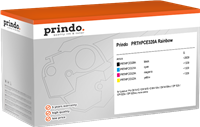 Prindo Classic Rainbow nero / ciano / magenta / giallo Value Pack