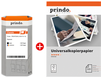 Prindo Classic XL black / more colours / White value pack