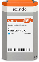 Prindo Classic XL Cyan Cartucho de tinta