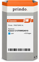 Prindo Classic XL Cyan Cartucho de tinta