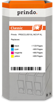 Prindo Classic XL Pack Preto / Cyan / Magenta / Amarelo