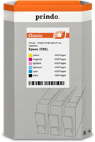 Prindo Classic XL Pack Preto / Cyan / Magenta / Amarelo / Cyan (claro) / Magenta (claro)