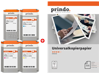 Prindo Classic XL Preto / Cyan / Magenta / Amarelo Value Pack