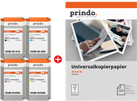 Prindo Classic XL Preto / Cyan / Magenta / Amarelo Value Pack