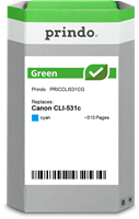 Prindo Green ciano Cartuccia d'inchiostro
