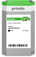Prindo Green negro Cartucho de tinta