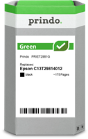 Prindo Green Preto Cartucho de tinta