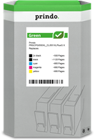 Prindo Green XL Multipack negro / negro / cian / magenta / amarillo