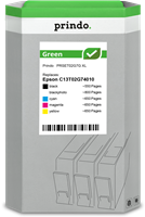 Prindo Green XL Pack Preto / Preto (foto) / Cyan / Magenta / Amarelo