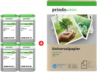 Prindo Green XL Schwarz / Cyan / Magenta / Gelb Value Pack