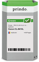 Prindo Green XL várias cores Cartucho de tinta