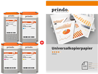 Prindo PRSBLC227XL_225XL MCVP nero / ciano / magenta / giallo / Bianco Value Pack
