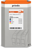 Prindo PRSBLC421XLVAL Multipack Schwarz / Cyan / Magenta / Gelb