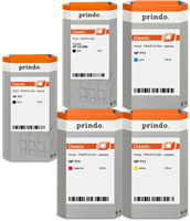 Prindo PRSHP711 MCVP Multipack Schwarz / Schwarz / Cyan / Magenta / Gelb